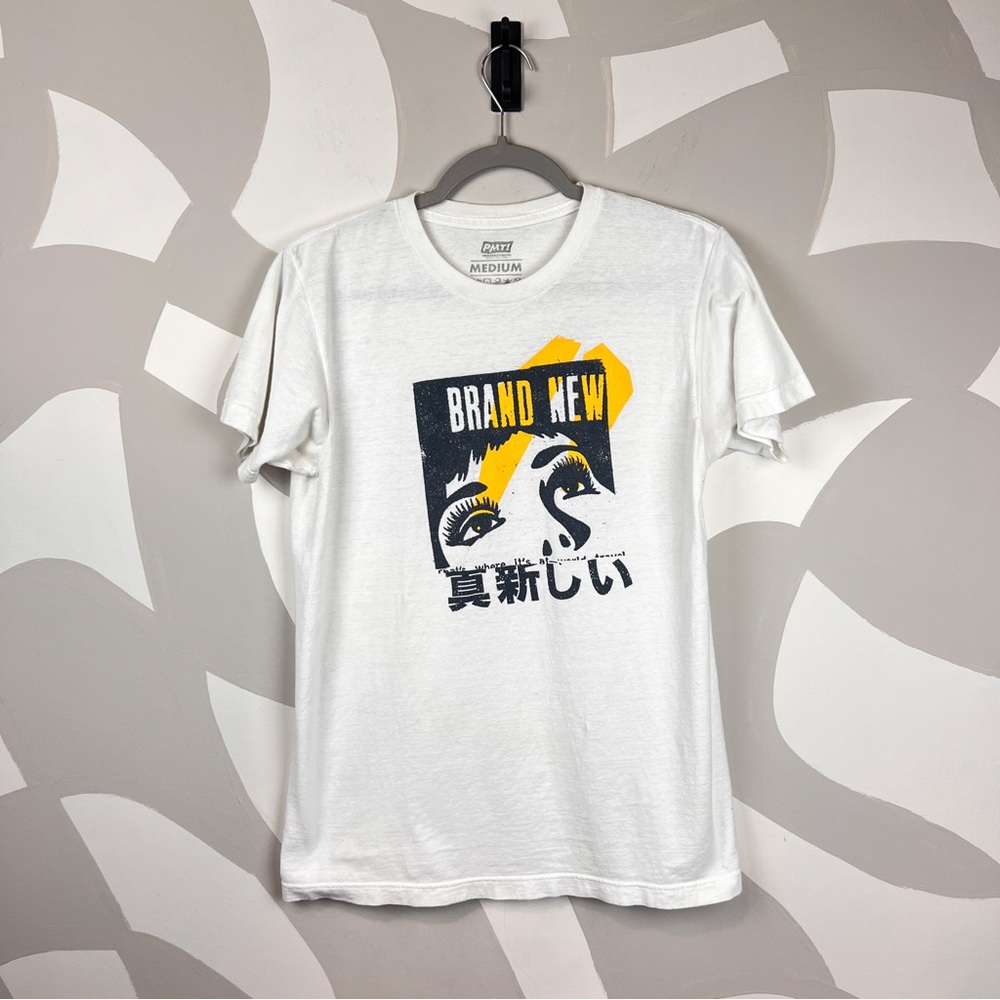 Brand New Band Jesse Lacey 2017 Science Fiction Japanese Text T-Shirt | FLAW | M